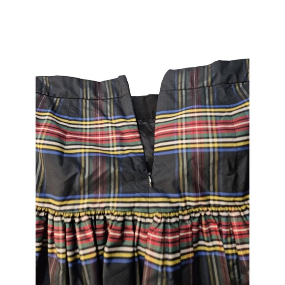 J. Crew Size 2 Taffeta Tartan Skirt - Picture 5 of 5